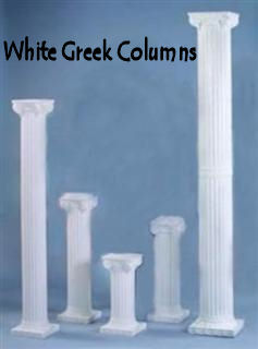 Rental store for columns greek 8 foot in Southeastern Oklahoma