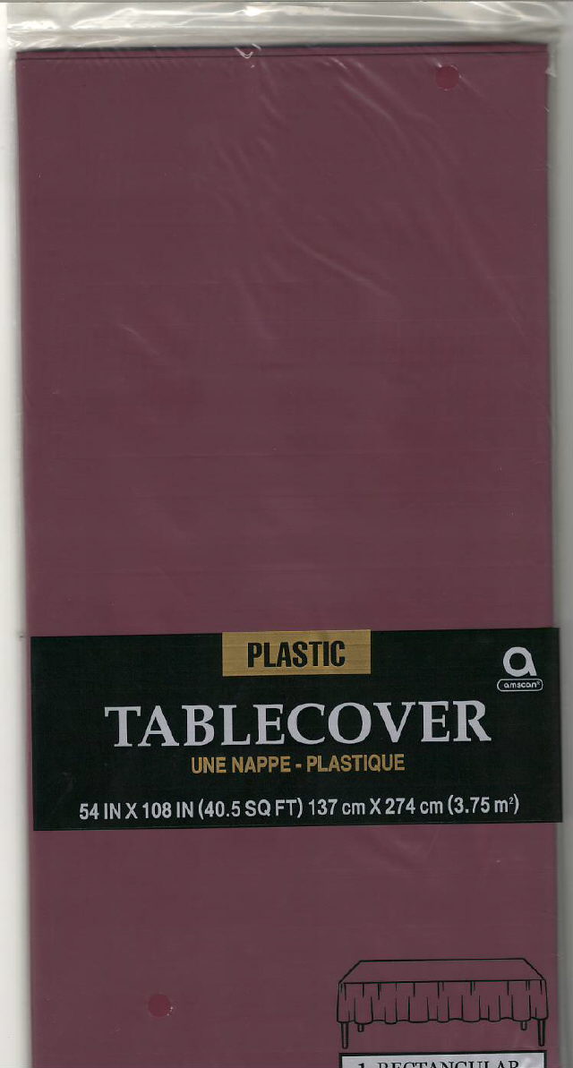 Rental store for table cover 54 x 108 berry in Southeastern Oklahoma
