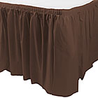 Rental store for table skirt brown in Southeastern Oklahoma