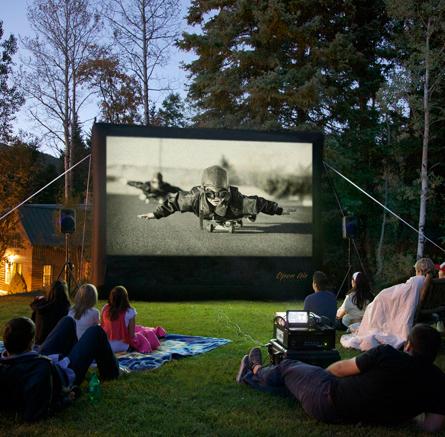 Where to find outdoor cinema 12 foot x7 foot screen in Ada
