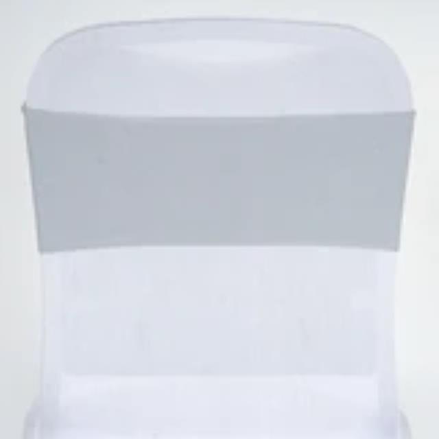 Where to find chair sash spandex silver in Ada