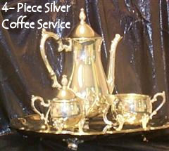 Rental store for coffee service silver in Southeastern Oklahoma