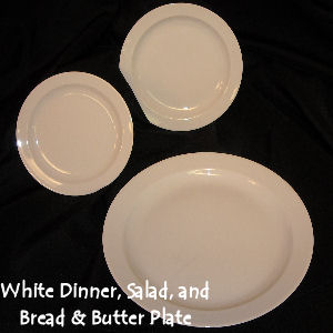 Where to find china white dinner plate in Ada