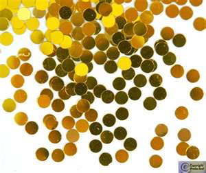 Rental store for confetti gold dots in Southeastern Oklahoma